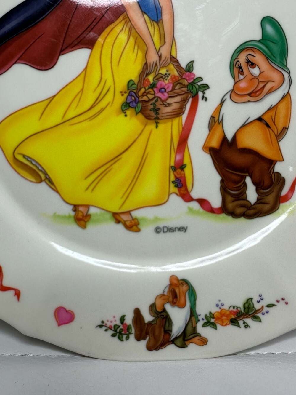 Vintage Disney Snow White and the Seven Dwarfs Melamine Plate by Selandia - Picture 3 of 5